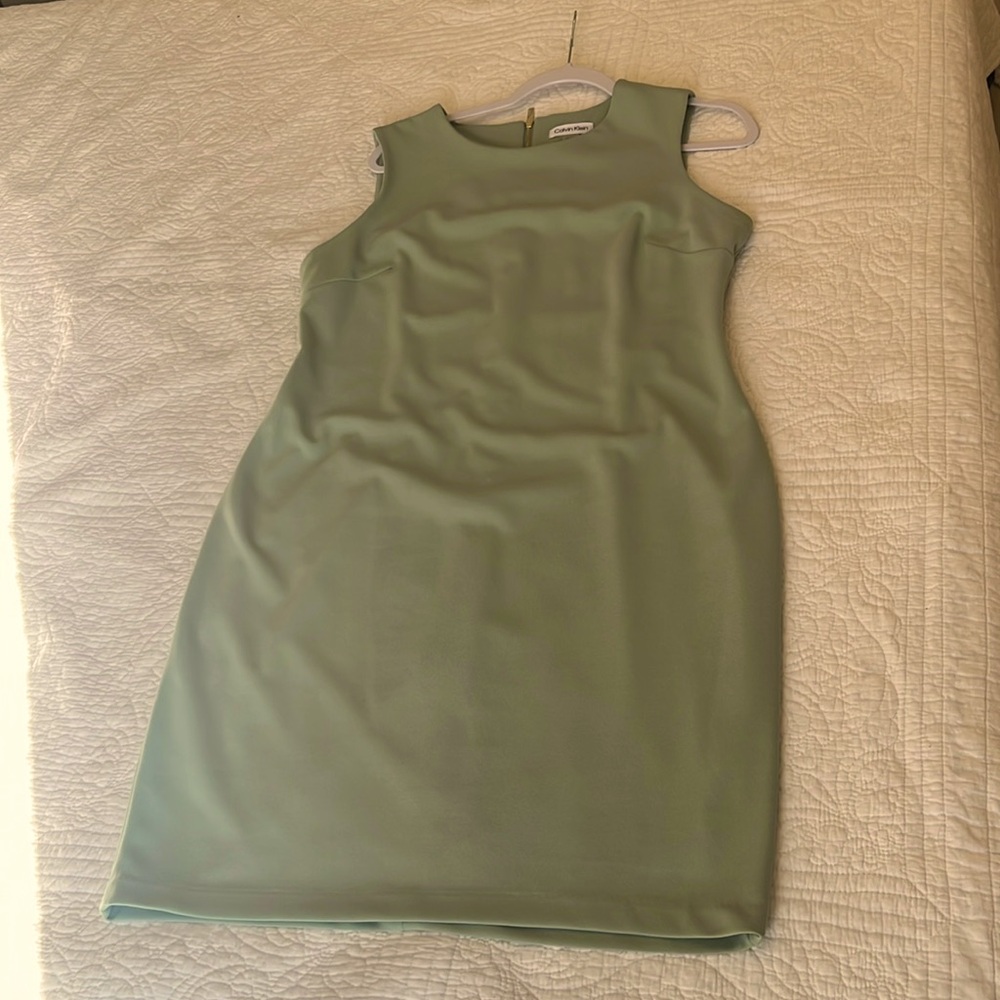 Calvin Klein Mint Green Shift Dress